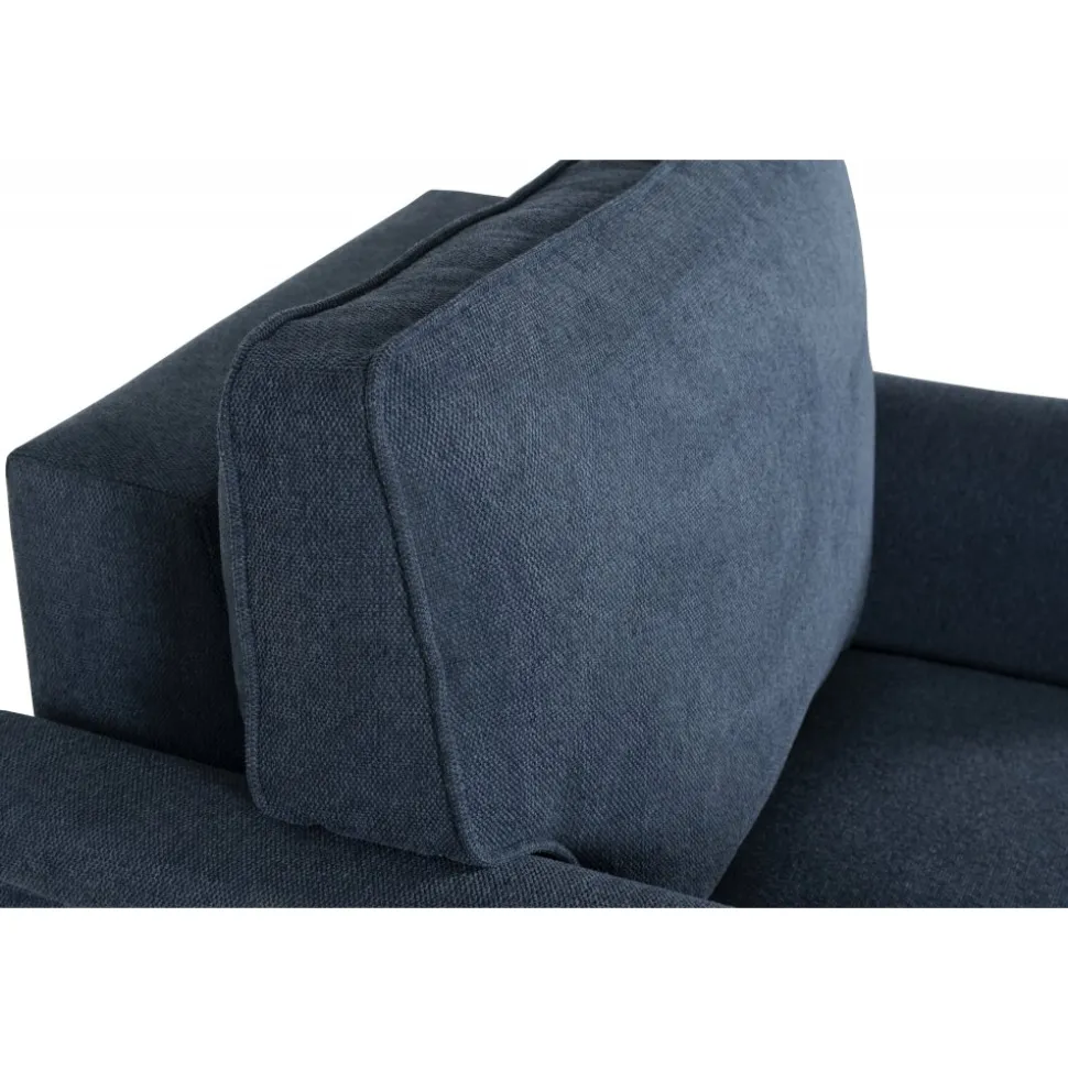 Fåtölj howard chaiselounge blå - Watford Deluxe + Textilrengöring för möbler