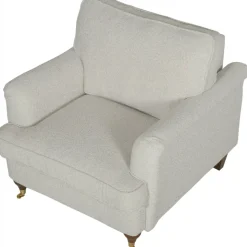 Fåtölj Howard i bouclé - Watford Deluxe + Textilrengöring för möbler