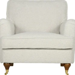 Fåtölj Howard i bouclé - Watford Deluxe + Möbeltassar