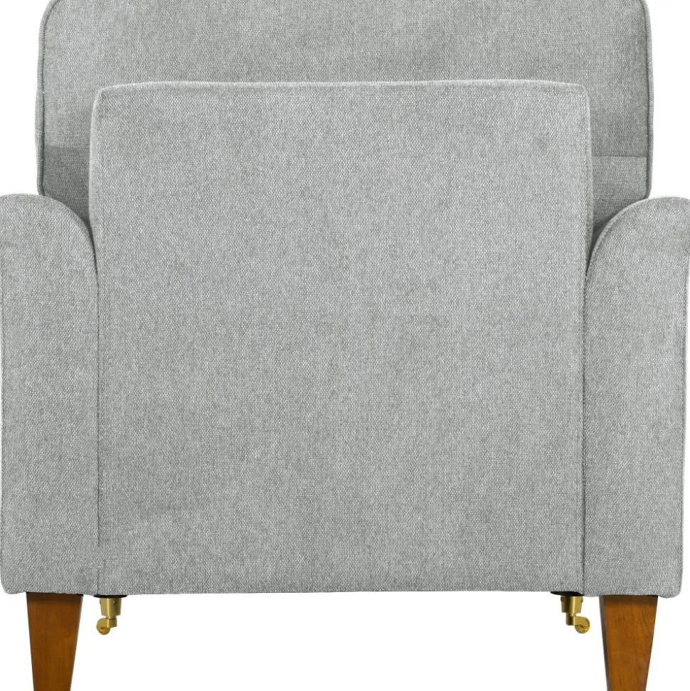 Fåtölj Howard i grått tyg + Textilrengöring för möbler