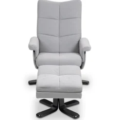 Fåtölj med fotpall - Ställbar + Möbeltassar