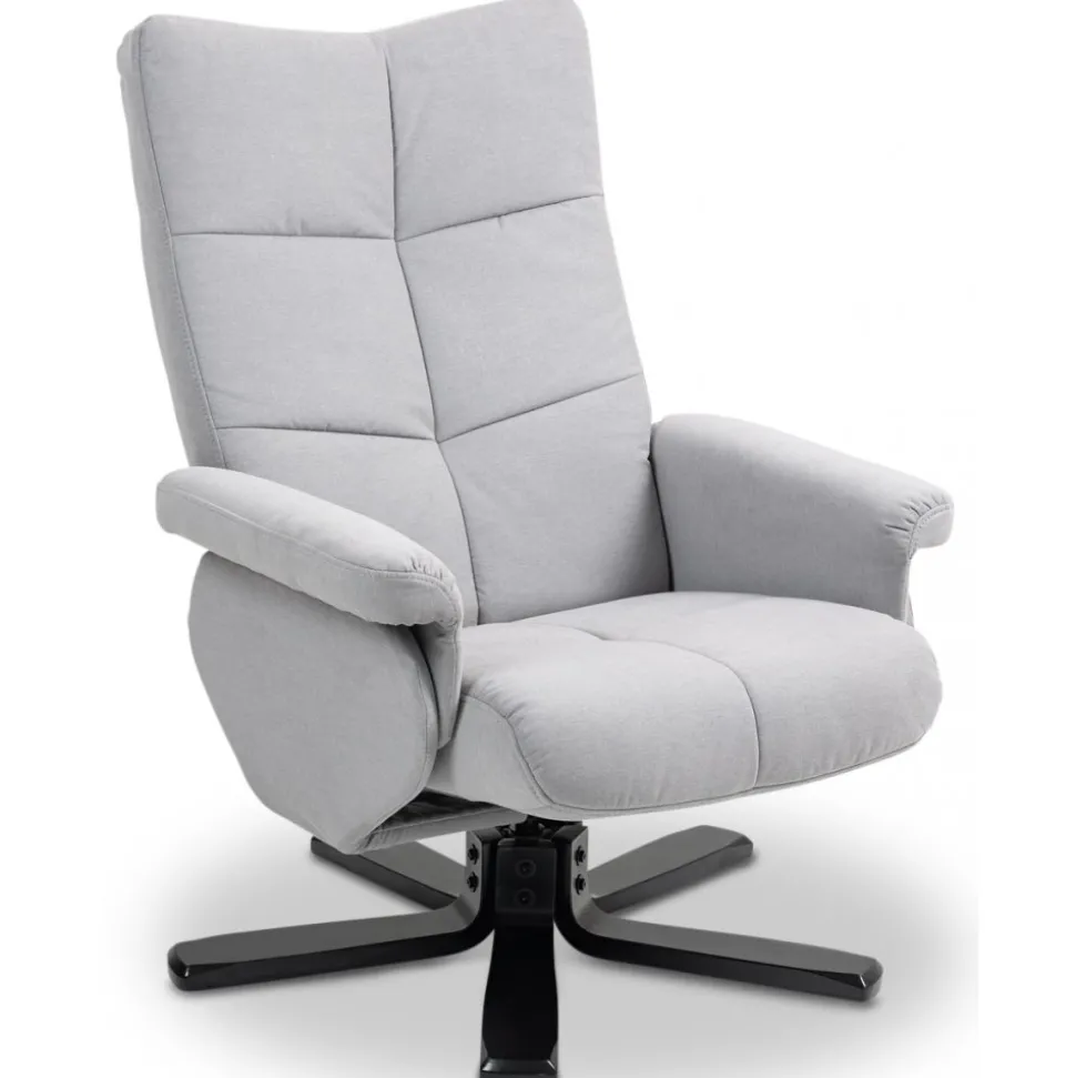 Fåtölj med fotpall - Ställbar + Möbeltassar