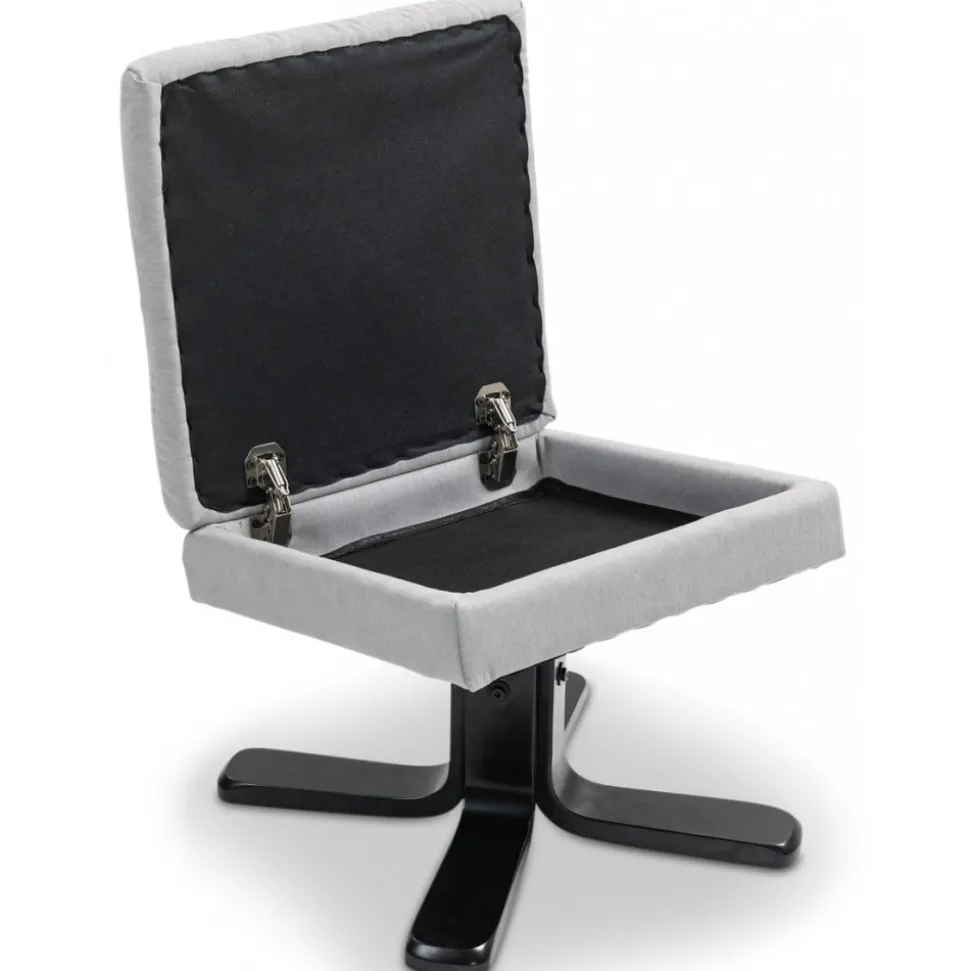 Fåtölj med fotpall - Ställbar + Möbeltassar