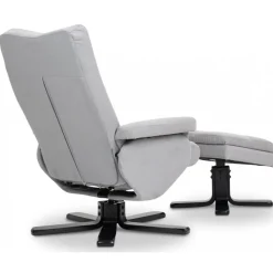 Fåtölj med fotpall - Ställbar + Möbeltassar