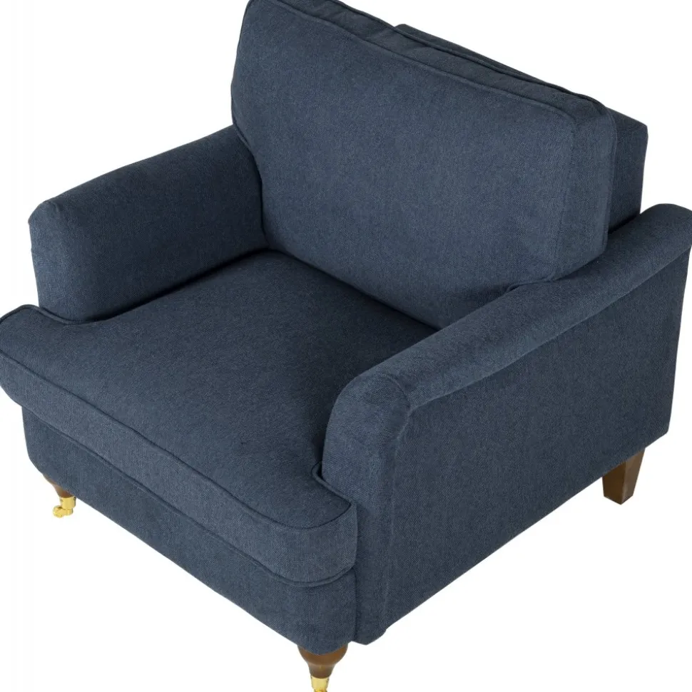 Fåtölj mörkblå - Howard + Fläckborttagare för möbler