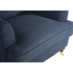 Fåtölj mörkblå - Howard + Fläckborttagare för möbler