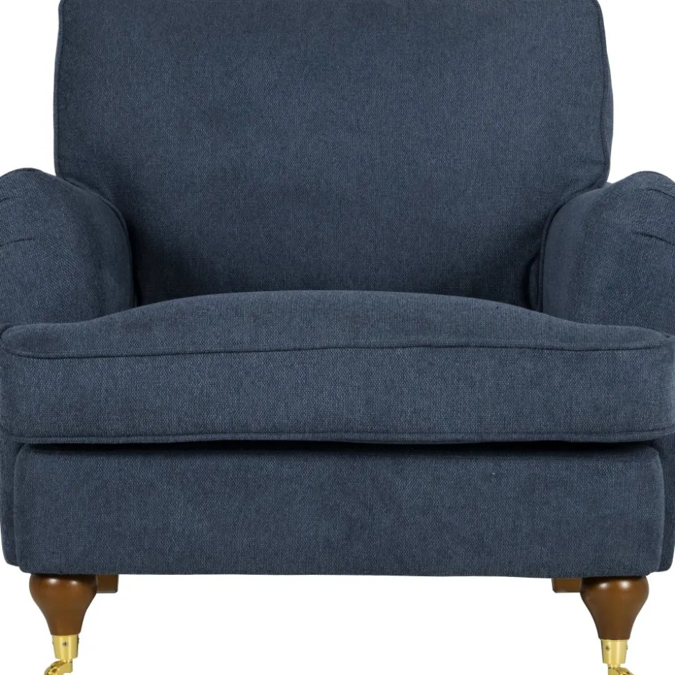 Fåtölj mörkblå - Howard + Textilrengöring för möbler
