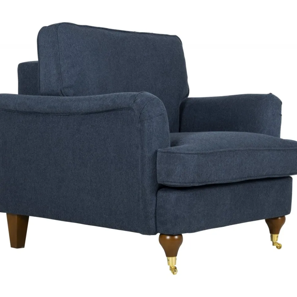 Fåtölj mörkblå - Howard + Textilrengöring för möbler