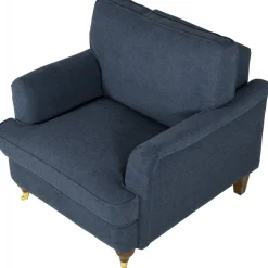 Fåtölj mörkblå - Howard + Textilrengöring för möbler