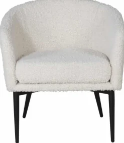 Fåtölj offwhite - Boucle