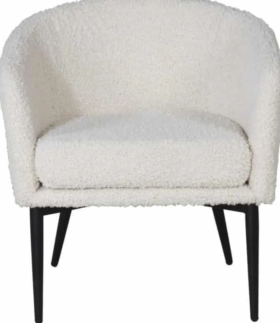 Fåtölj offwhite - Boucle + Textilrengöring för möbler