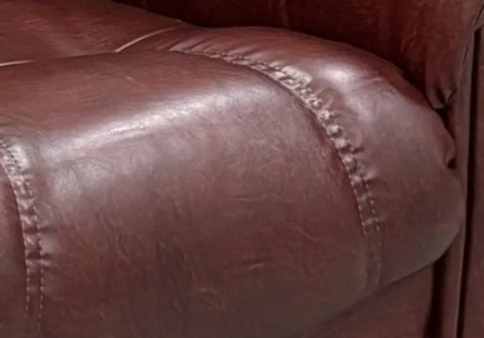 Fåtölj oxblod PU - Rom