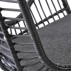 Fåtölj Svart - Minos + Möbeltassar