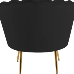 Fåtölj svart sammet - Kingsley + Möbeltassar