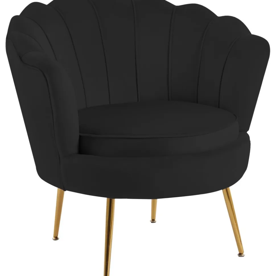 Fåtölj svart sammet - Kingsley + Textilrengöring för möbler