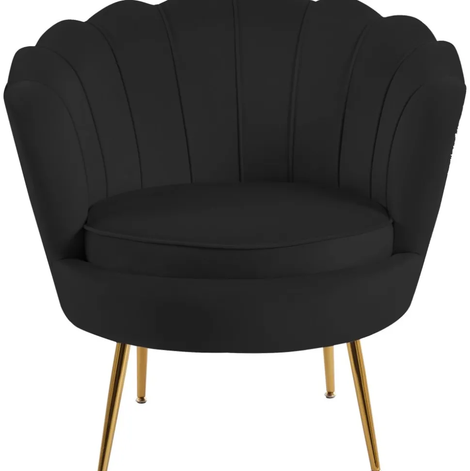 Fåtölj svart sammet - Kingsley + Textilrengöring för möbler