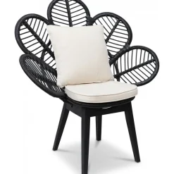 Fåtölj svart/rotting - Peacock