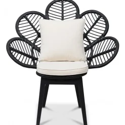 Fåtölj svart/rotting - Peacock