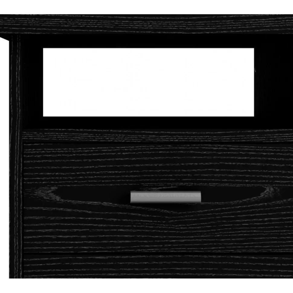 Function Plus skrivbord 110 x 48,5 x 76 cm - Svart ask