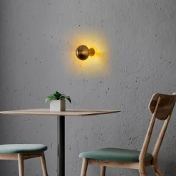 Fungal vägglampa 13360 - Guld