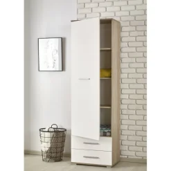 Garderob Abdel 200x60 cm - Vit/ek