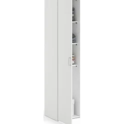 Garderob vit 40 cm bred och 175 cm hög