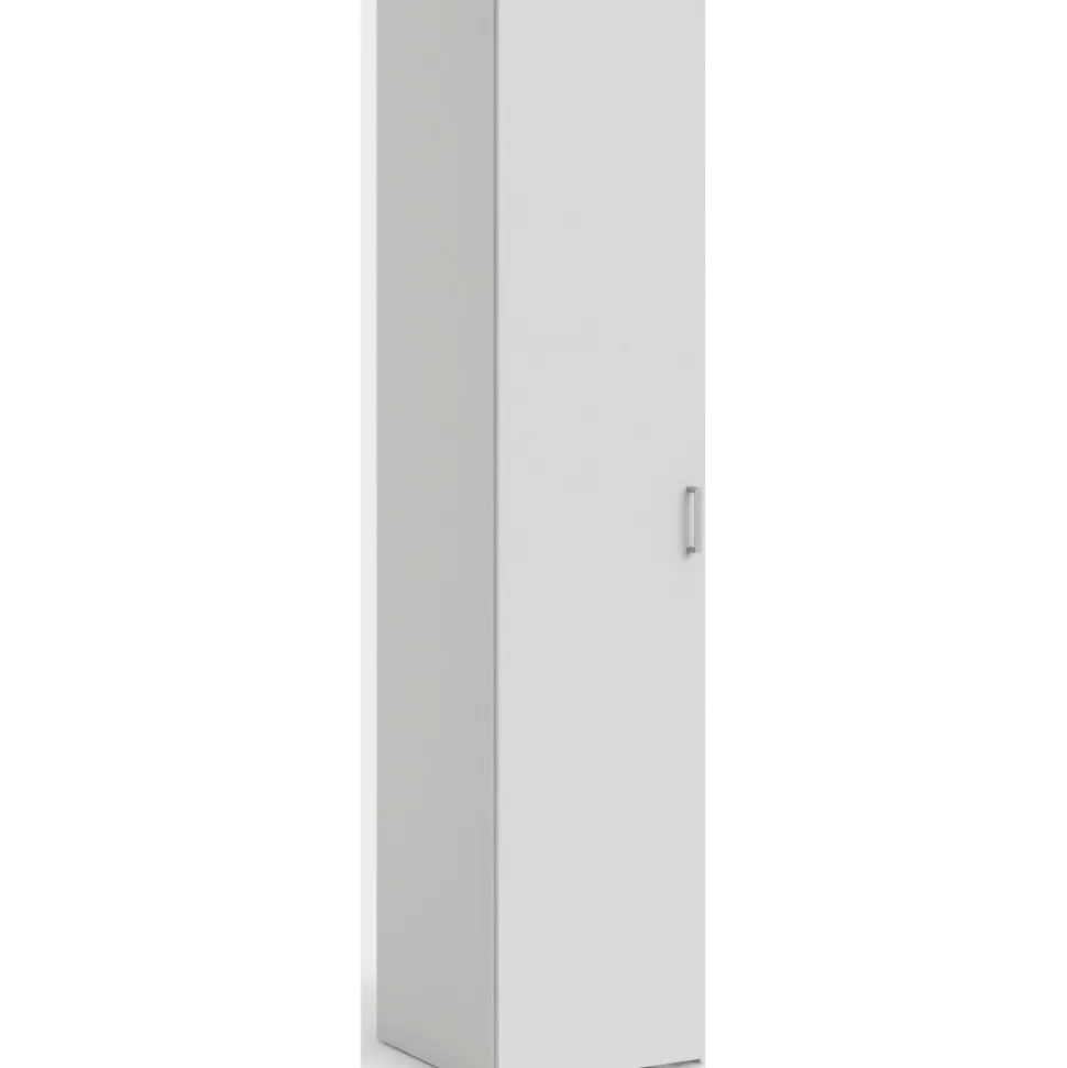 Garderob vit 40 cm bred och 175 cm hög + Fläckborttagare för möbler