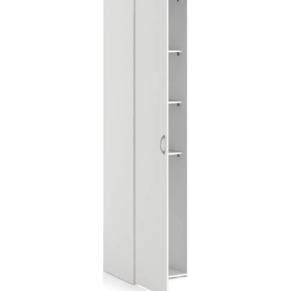 Garderob vit 40 cm bred och 175 cm hög + Fläckborttagare för möbler