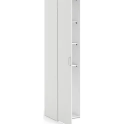 Garderob vit 40 cm bred och 175 cm hög + Fläckborttagare för möbler