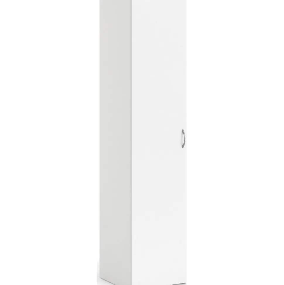 Garderob vit 40 cm bred och 175 cm hög + Fläckborttagare för möbler