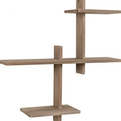 Gavi vägghylla - Brunbetsad furu