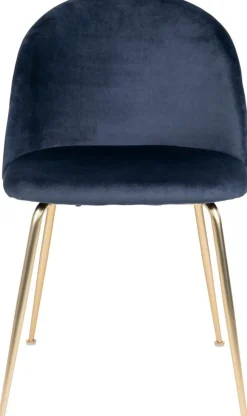 Geneve Matstol - Blå/mässing