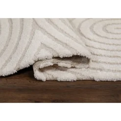 Genova Zen maskinvävd matta Vit