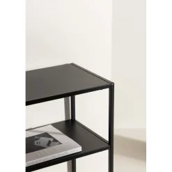 Georgetown sidobord 30 x 80 cm - Svart