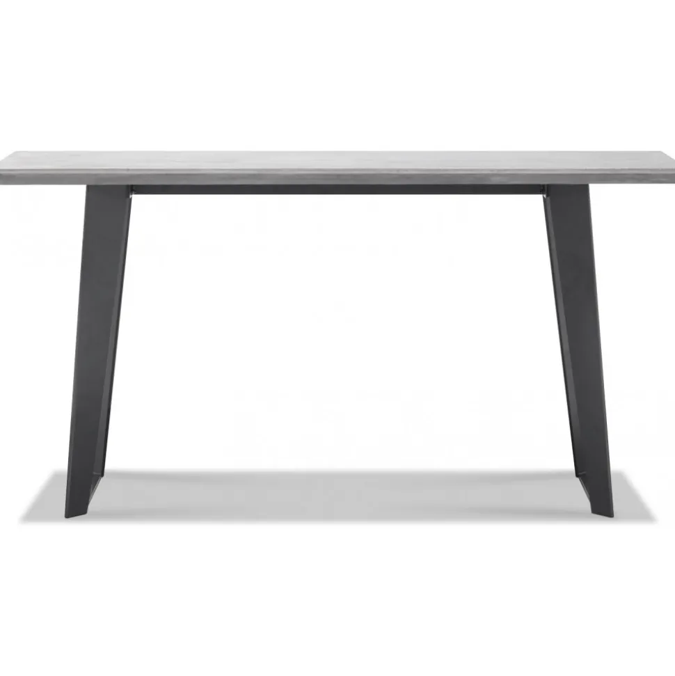 Ghost konsolbord 150 cm med betongskiva + Möbeltassar