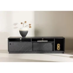 Girona TV-bänk - Svart