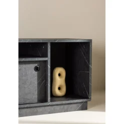 Girona TV-bänk - Svart