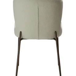 Glam matstol bouclé / antikmässing