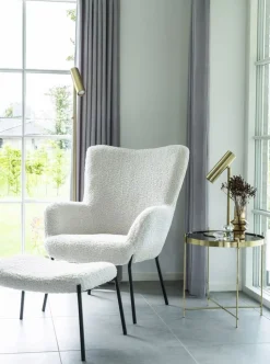 Glasgow Fåtölj - Vit/svart