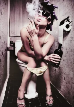 Glastavla - Happy hour - 70x100 cm