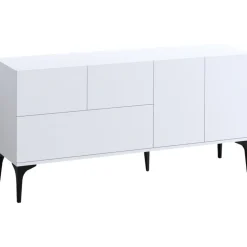 Glise skänk - Vit/svart