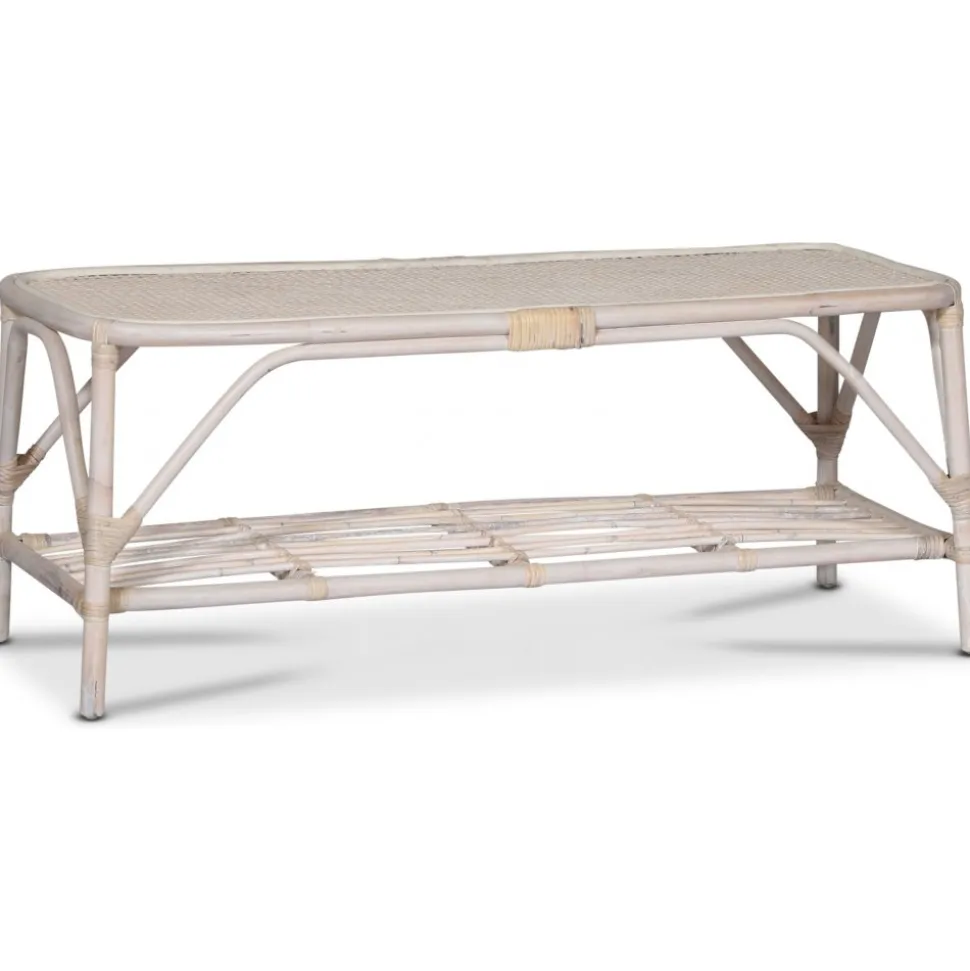 Glory Webbing soffbord i rotting 110 x 50 cm - Whitewash