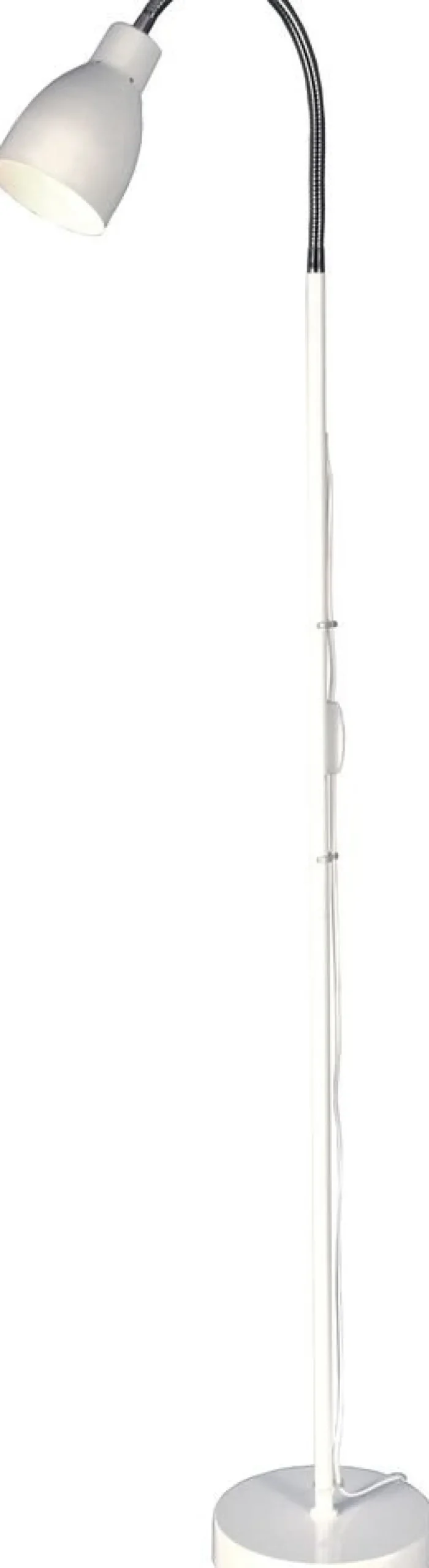 Golvlampa vit 136 cm hög