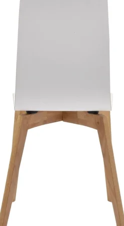 Grace stol vit laminat/ek stol