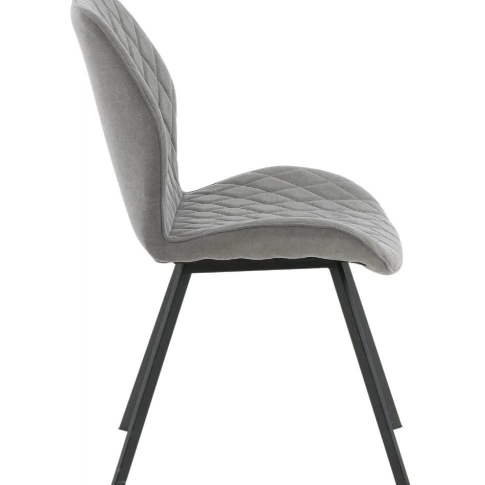 Greta matstol - Grå tyg