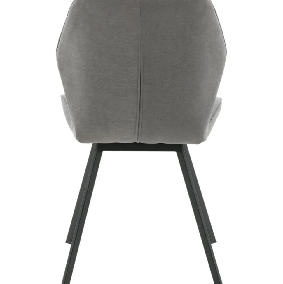 Greta matstol - Grå tyg