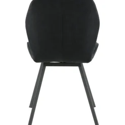 Greta matstol - Svart tyg