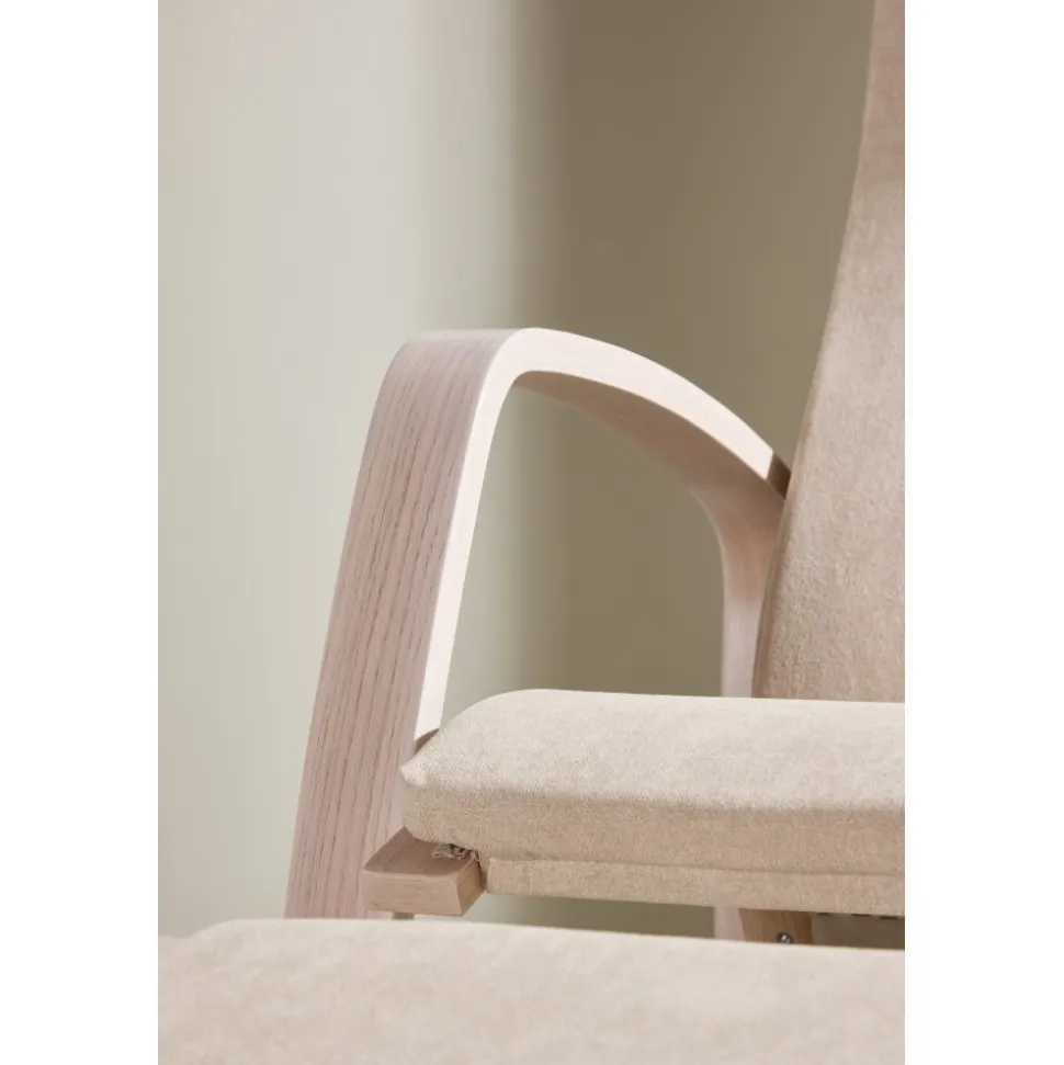 Grötö loungestol - Beige/Whitewash