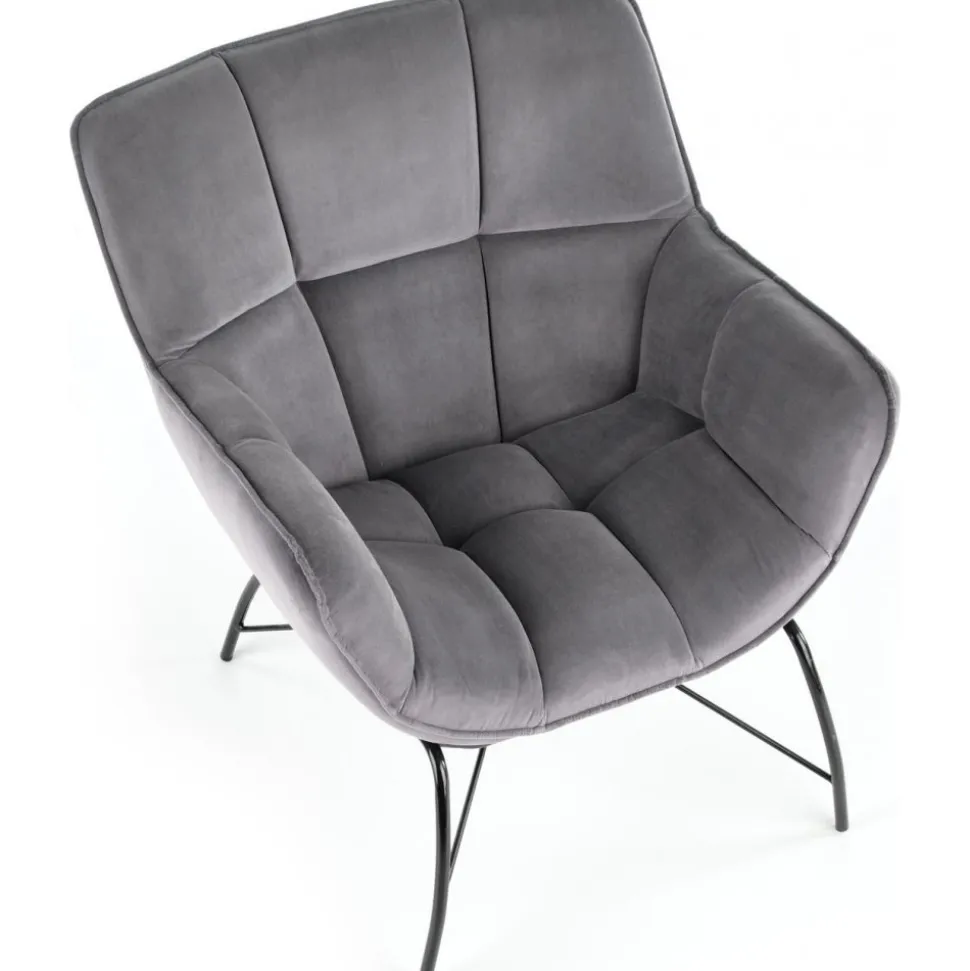 Hagman fåtölj - Grå + Möbeltassar