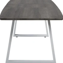 Hallsberg matbord 160-200 cm - Ek/vit